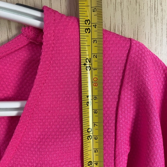 UMGEE Hot Pink Lace Trim Tunic or Mini Dress Sz Medium - Picture 7 of 8